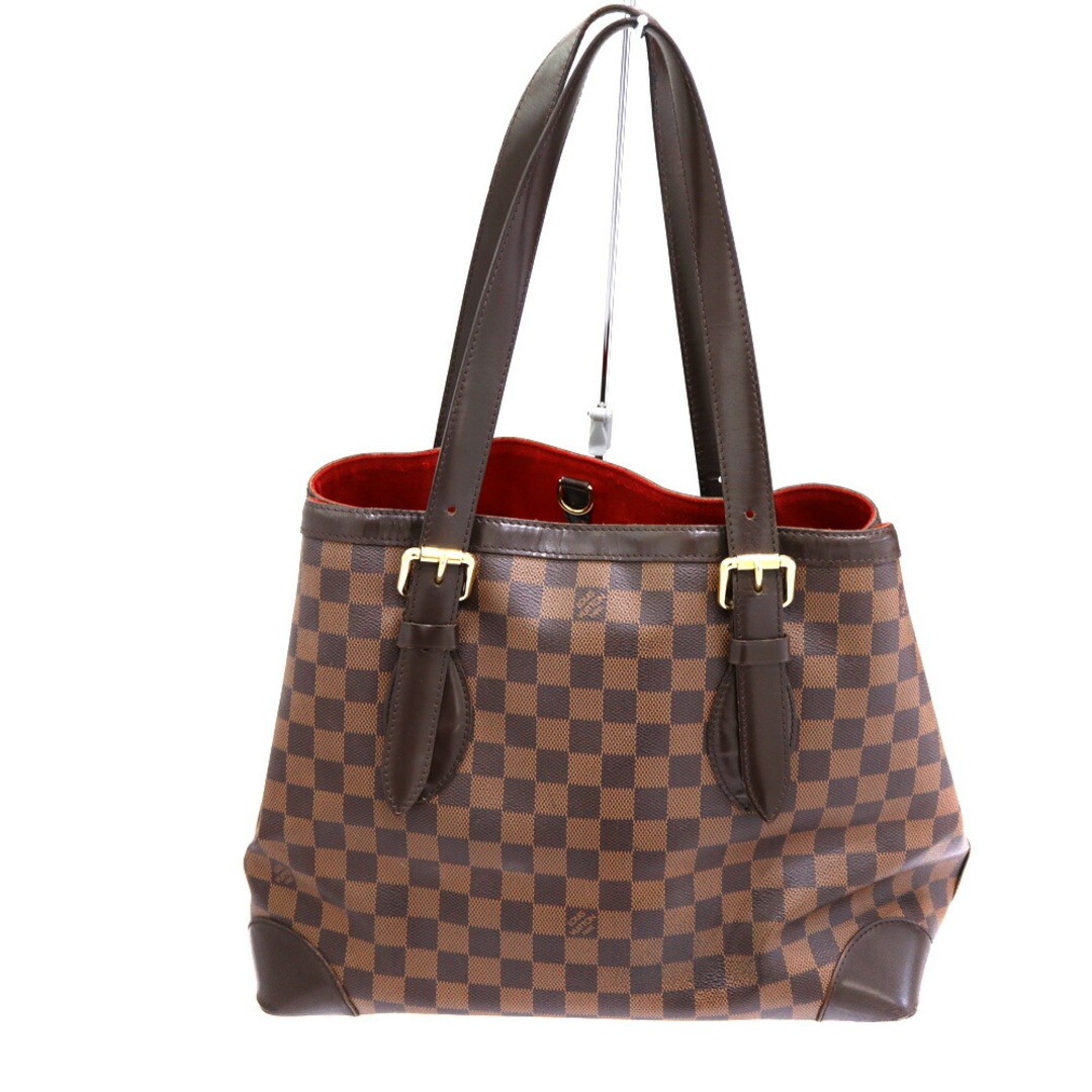 Louis Vuitton N51203 Hampstead GM Tote Bag Damier Ebene PVC Brown Women’s Auth