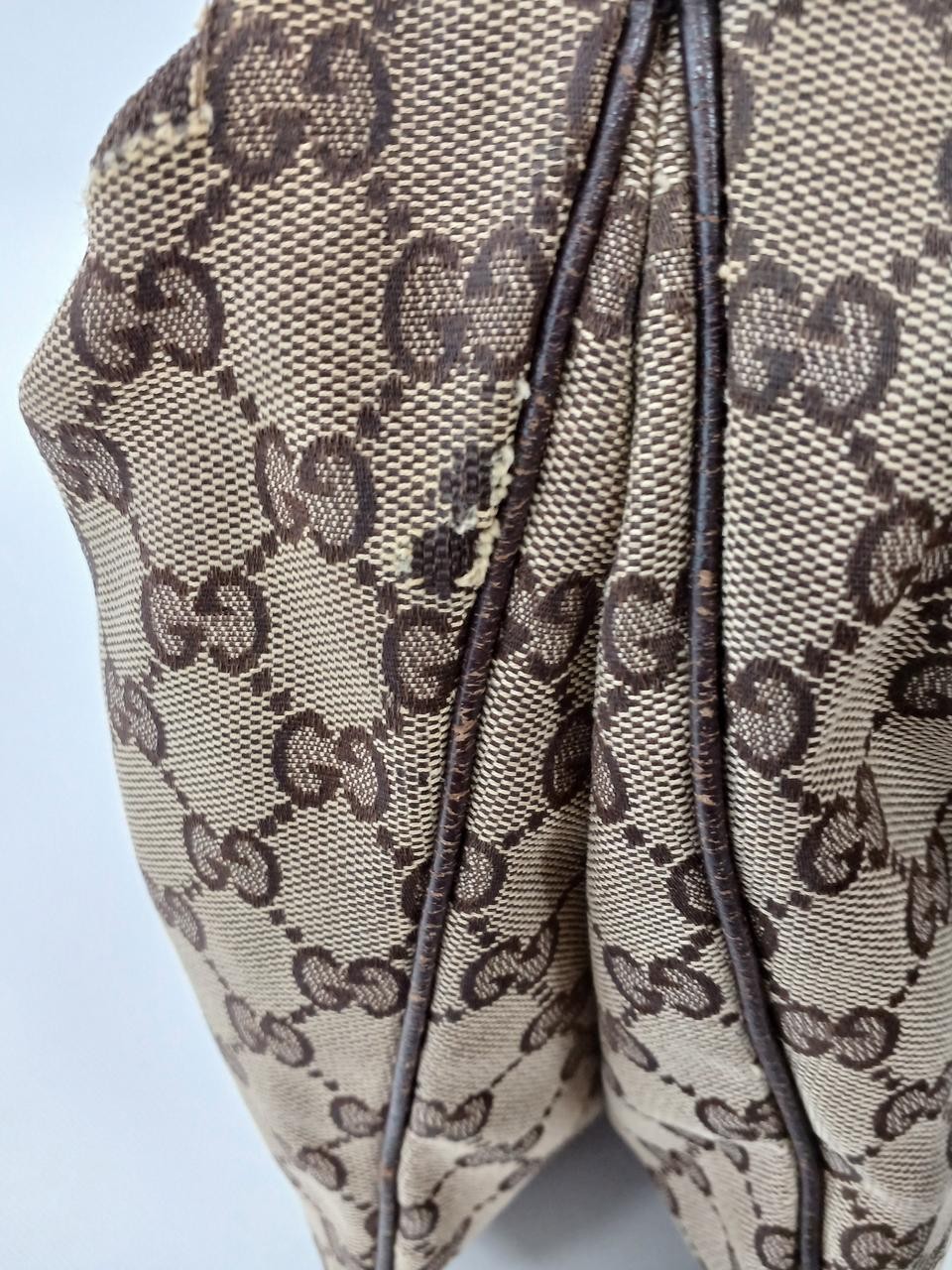 GUCCI Shoulder Bag 9.8 inch Brown