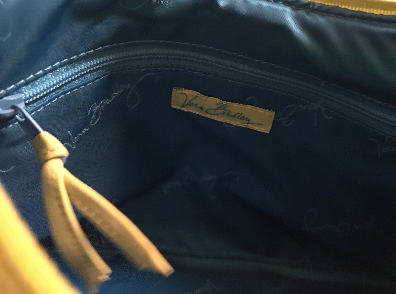 Vera Bradley Retired Key Lime Microfiber Pocket Hobo Rare