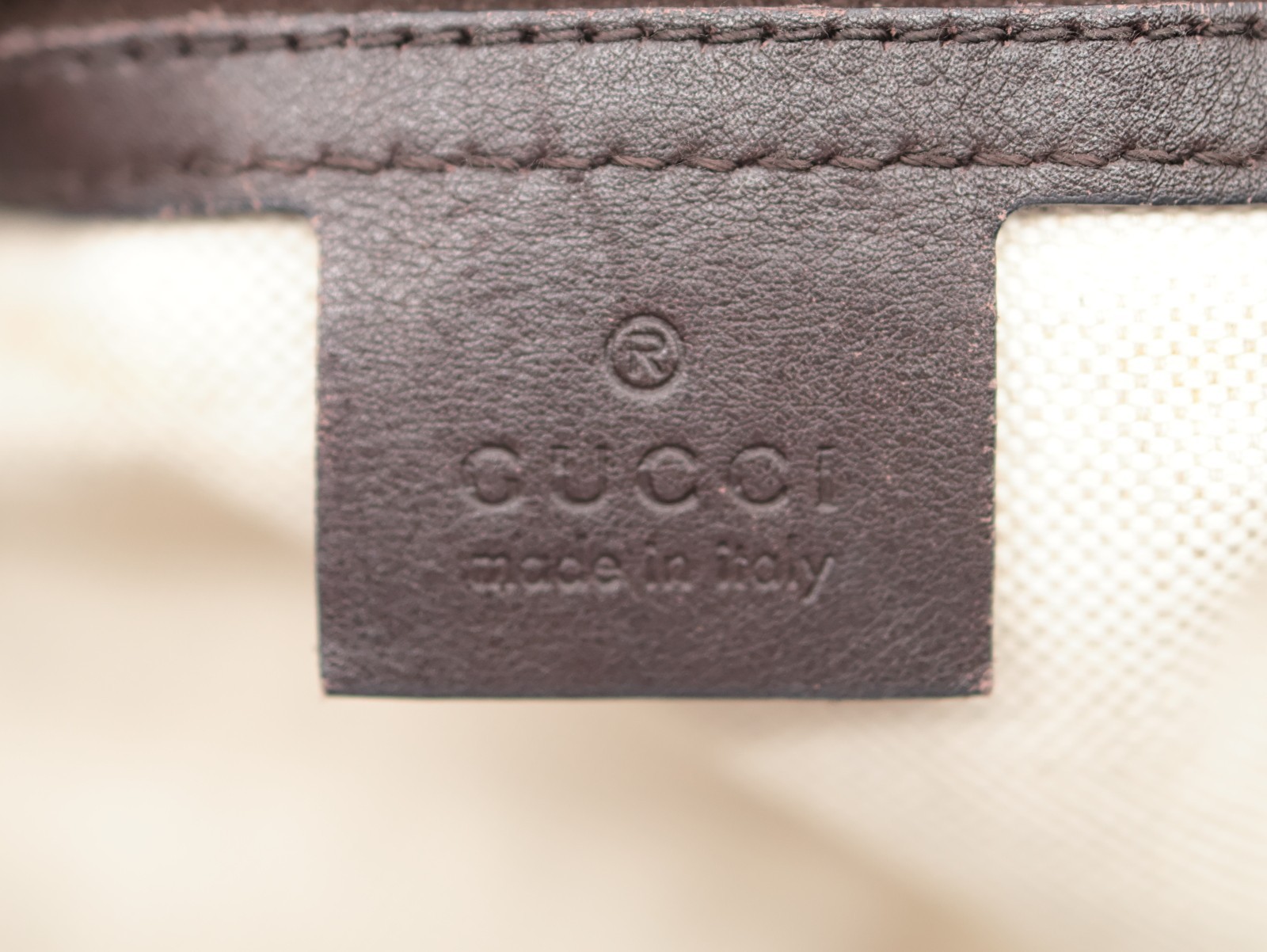 GUCCI Tote Bag Guccissima Leather Authentic