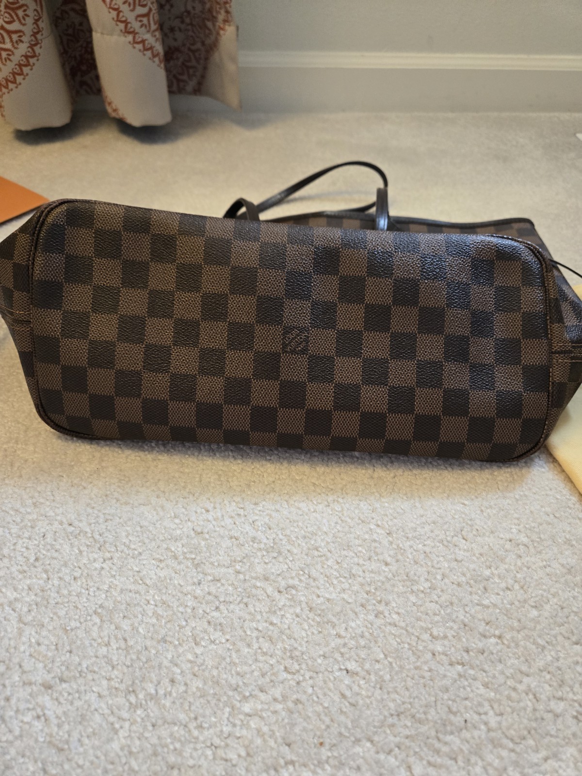 Louis Vuitton Neverfull MM Damier Ebene Brown Medium Tote w/ Dust Bag & Box