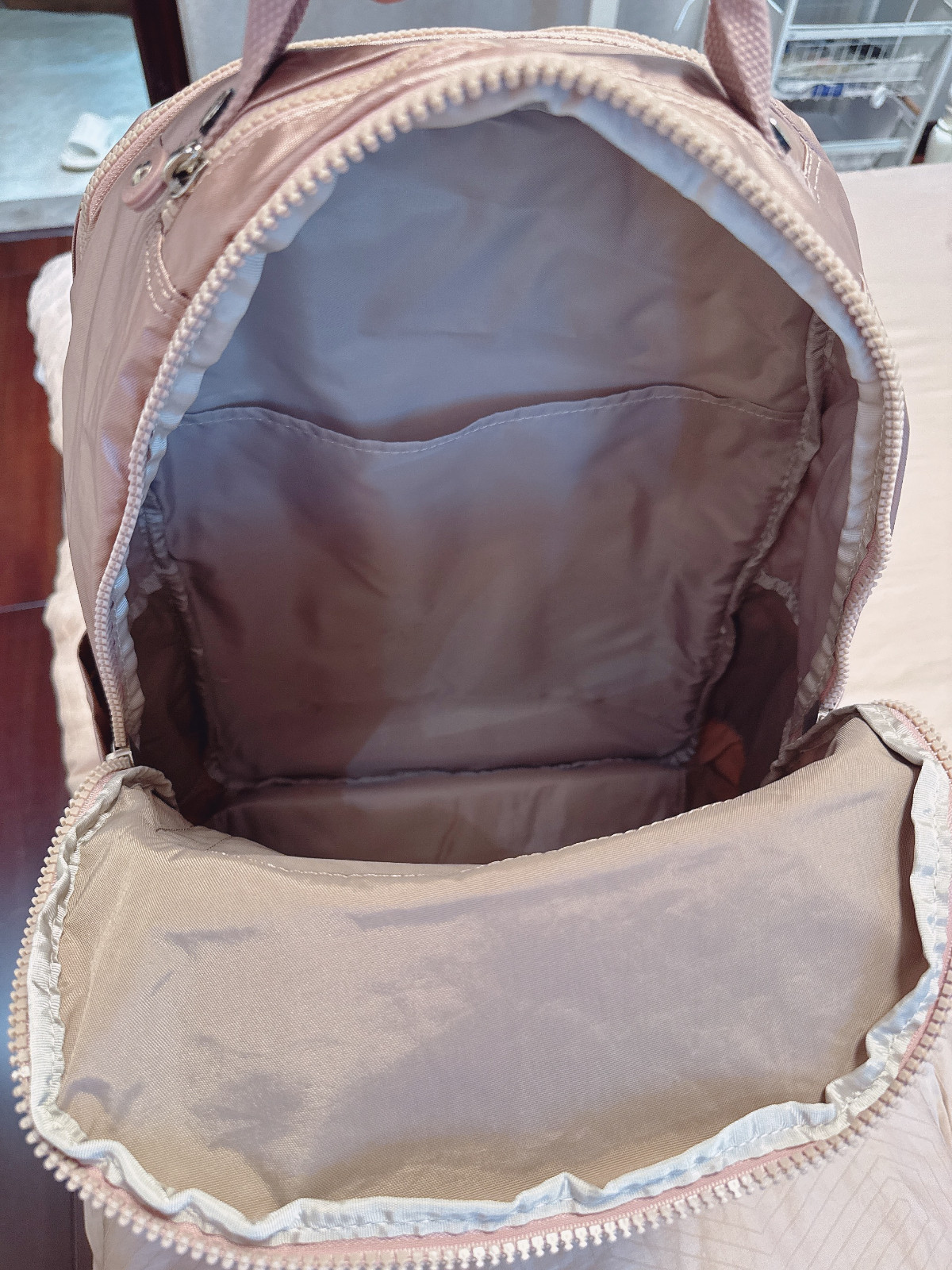 NEW Kipling Seoul Extra Large 17″ Laptop XL Backpack Metallic pink 47cm Height