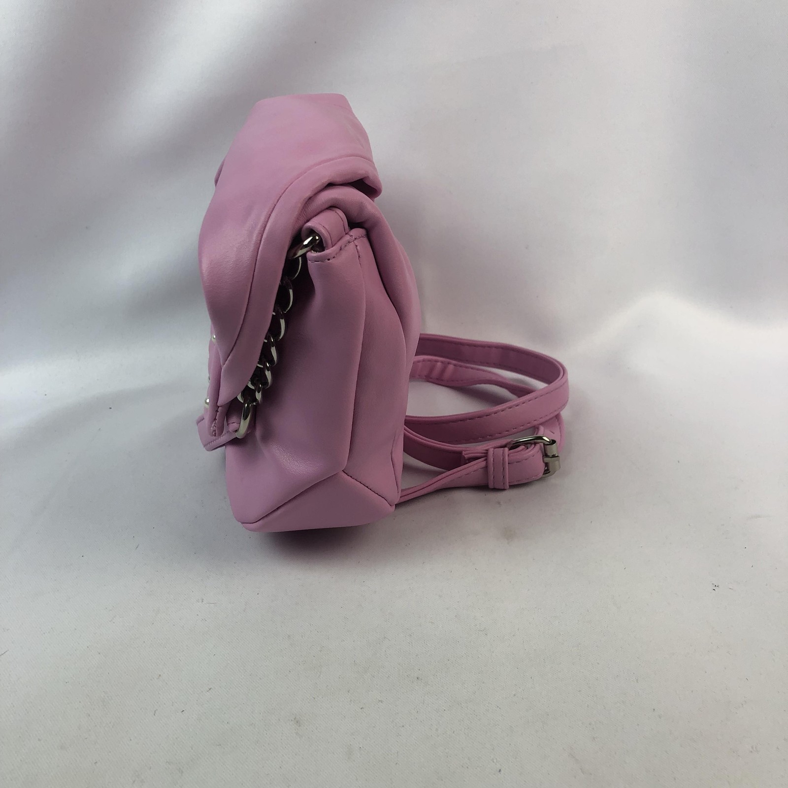 Juicy Couture Crossbody Bag Womens Fondant Pink Small Soft Bow Faux Pearl Logo