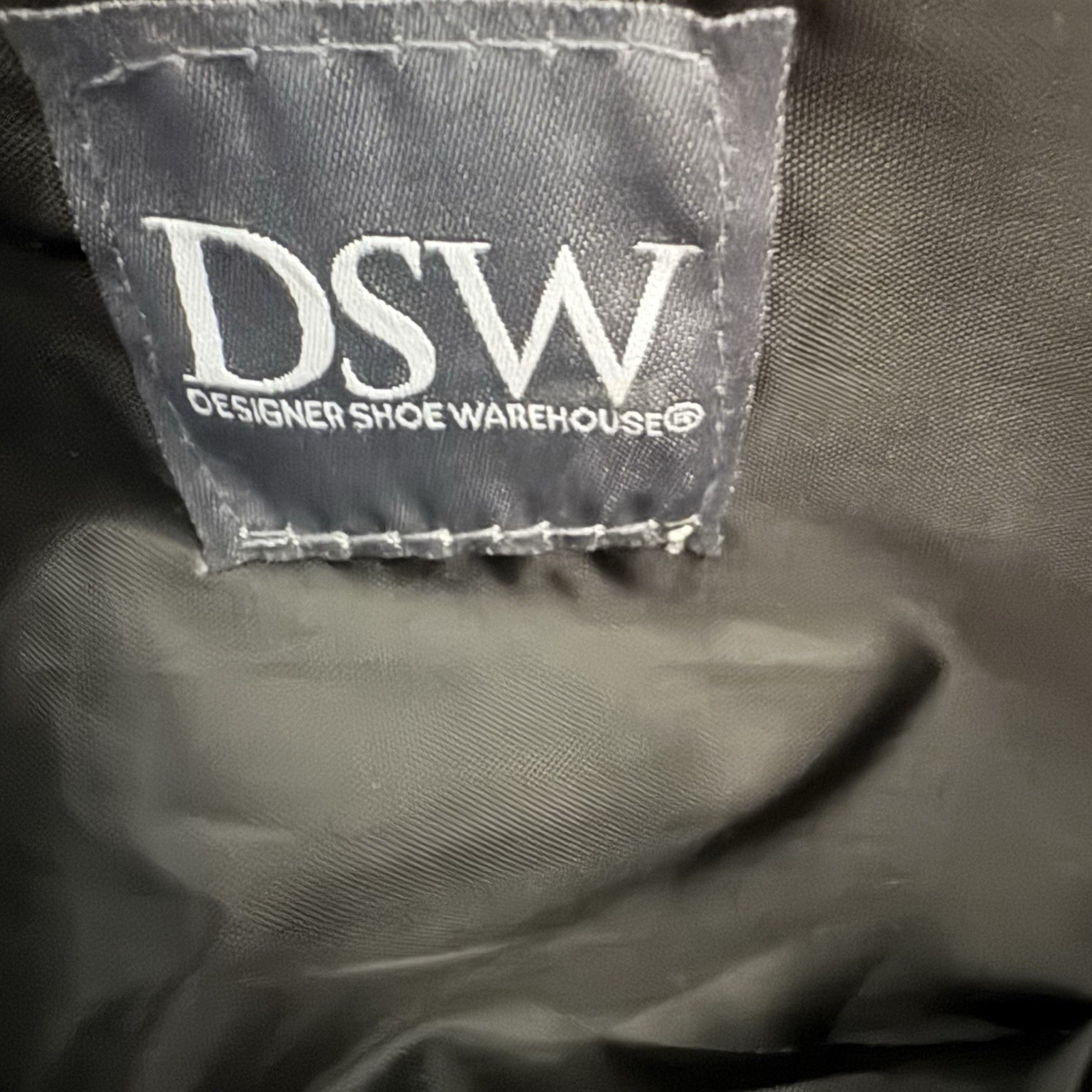 DSW Gray Textured Felt Weekender Tote Travel Bag With Compartment 18x16x7 in