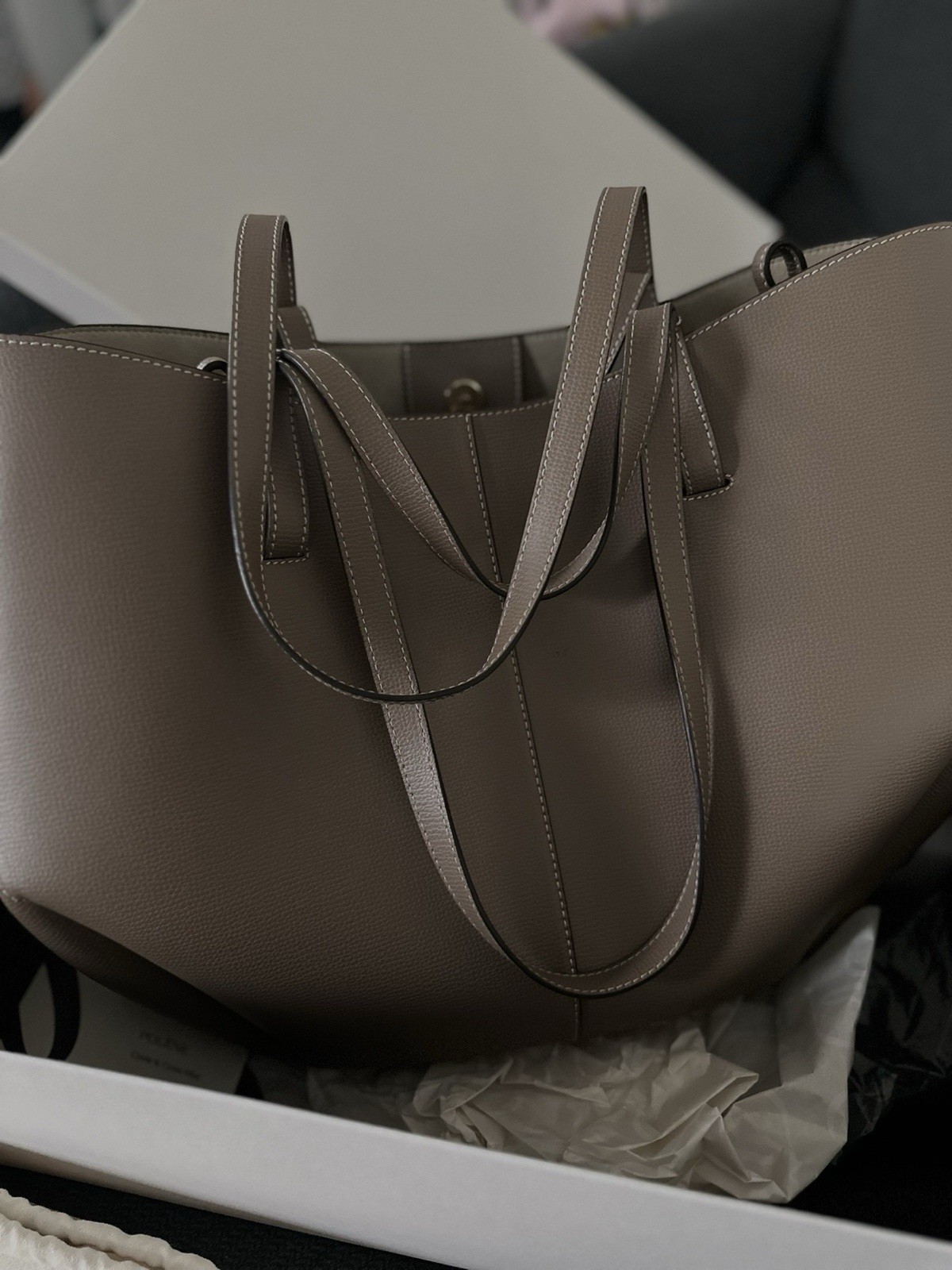 Polene Cyme Racine Graine Bag Large New Without Tags + Dust bag + Original Box