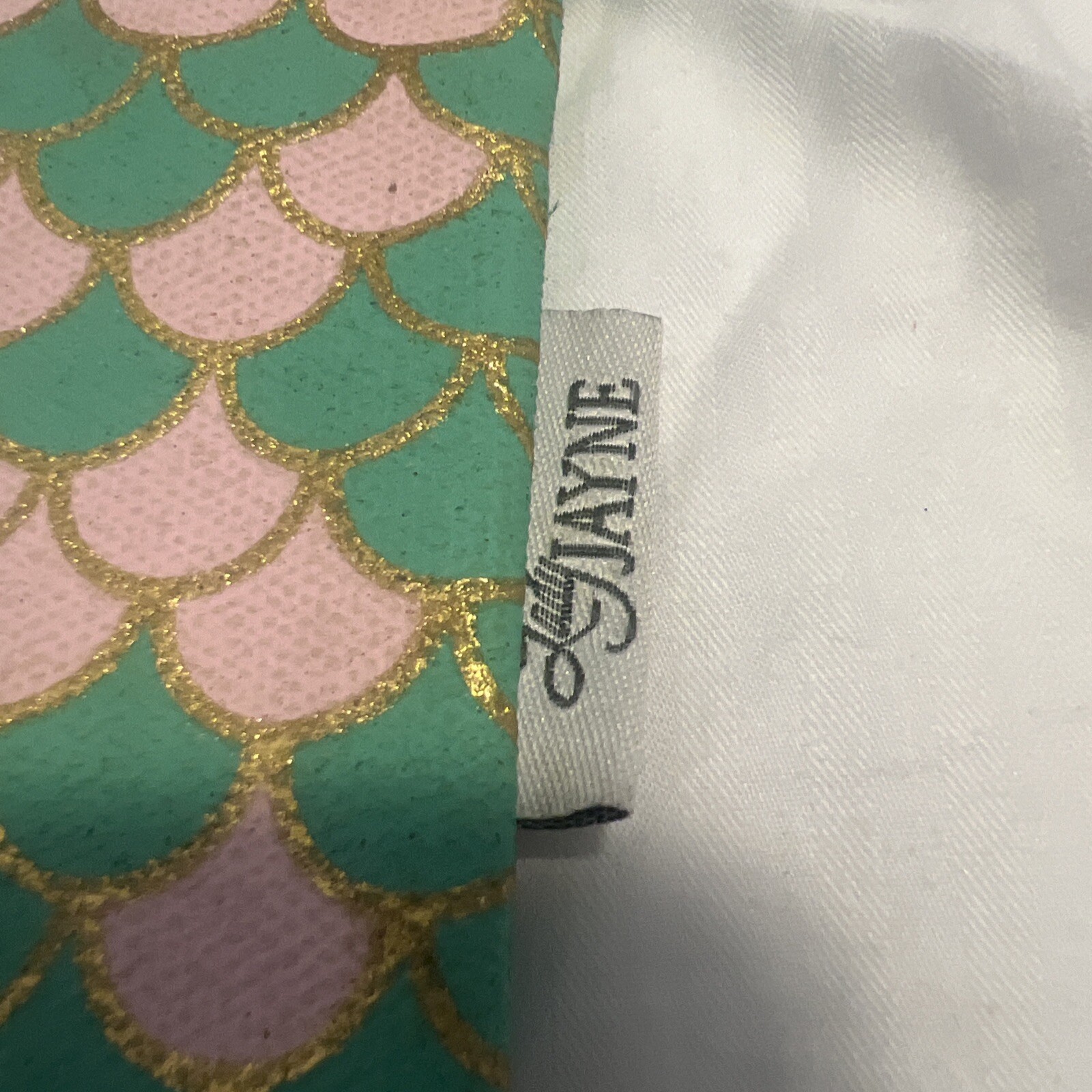 Lady Jayne Mermaid Scales Pouch Makeup Bag Clutch Pink Blue