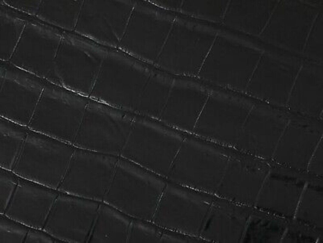 Handcrafted Genuine Croco Belly Skin Leather Saddle Bag Women Black Underarm bag