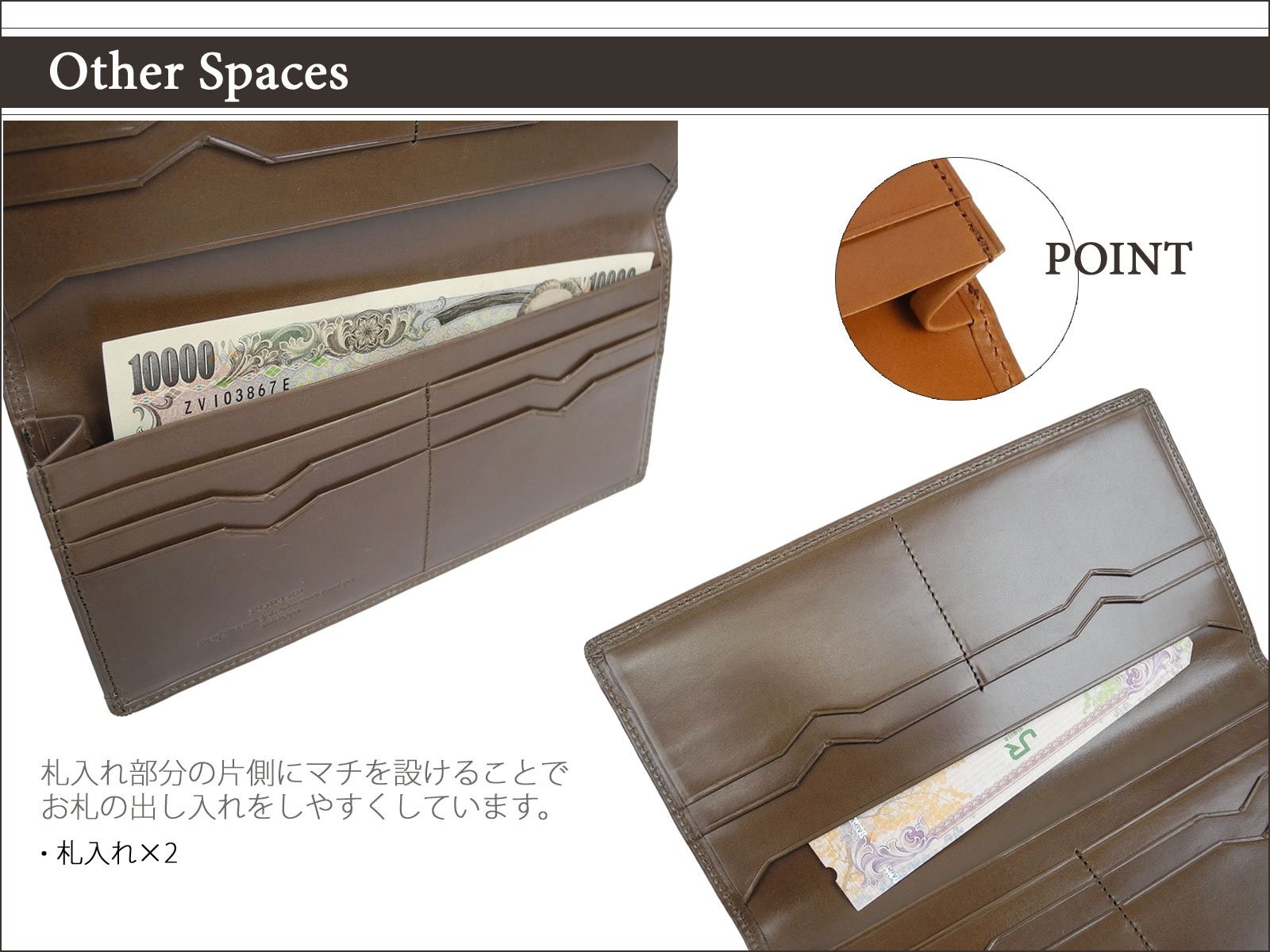 [Porter] [Yoshida bag] Long wallet Fresco Fresco 196-03827 (1. Black)