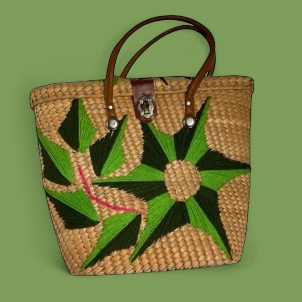 50’s-60’s VTG Basket Bag