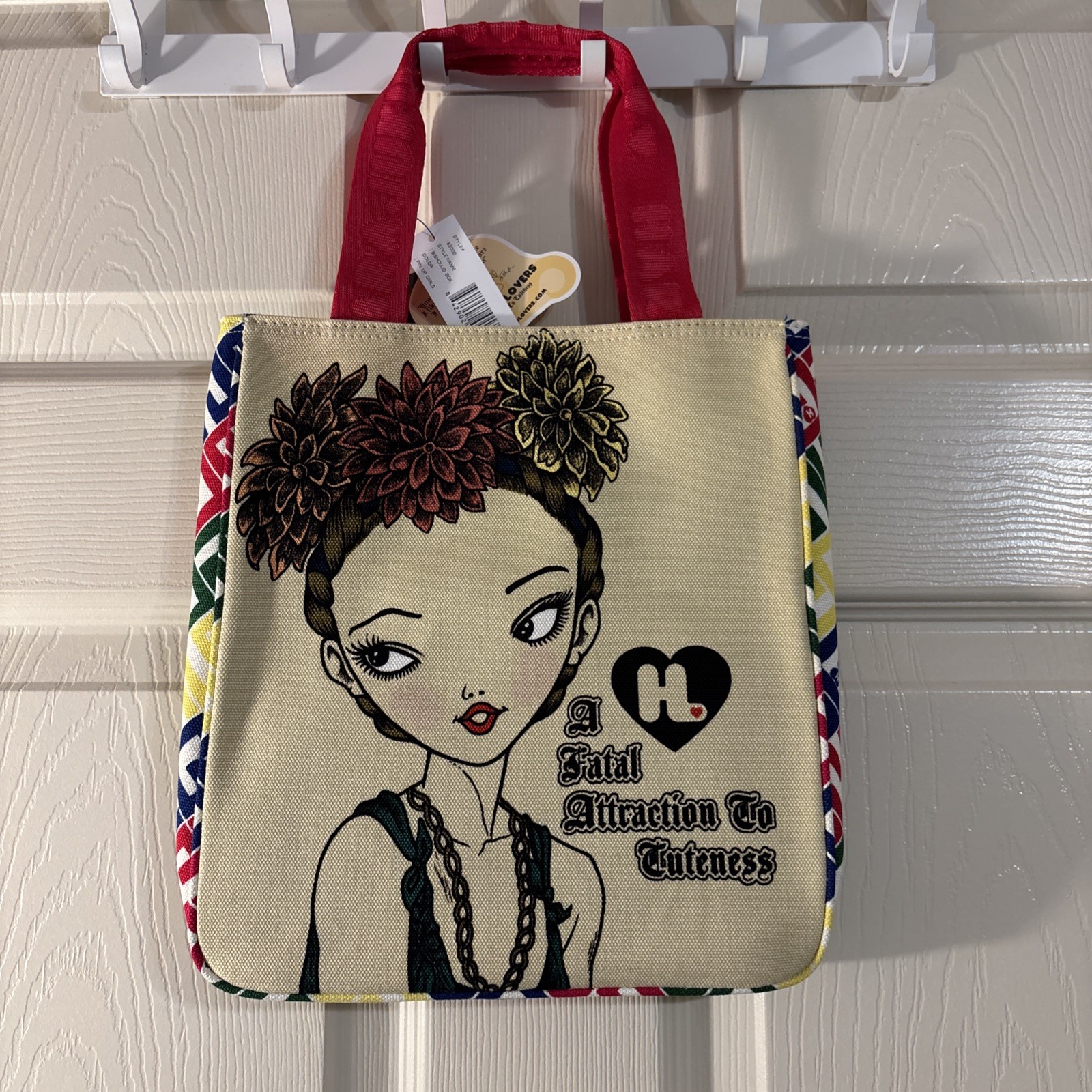 Gwen Stefani Y2K kawaii HARAJUKU LOVERS canvas purse tote bag BABY girl NWT VTG