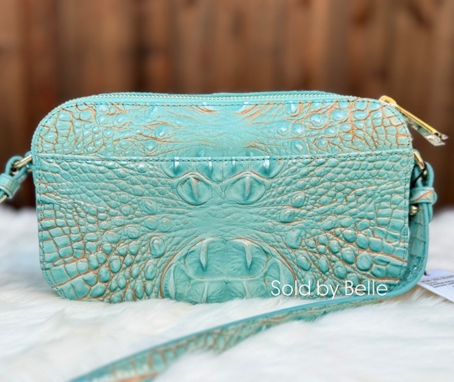 NWT Brahmin Danica Waterfall Melbourne Crossbody Leather Purse MSRP $225