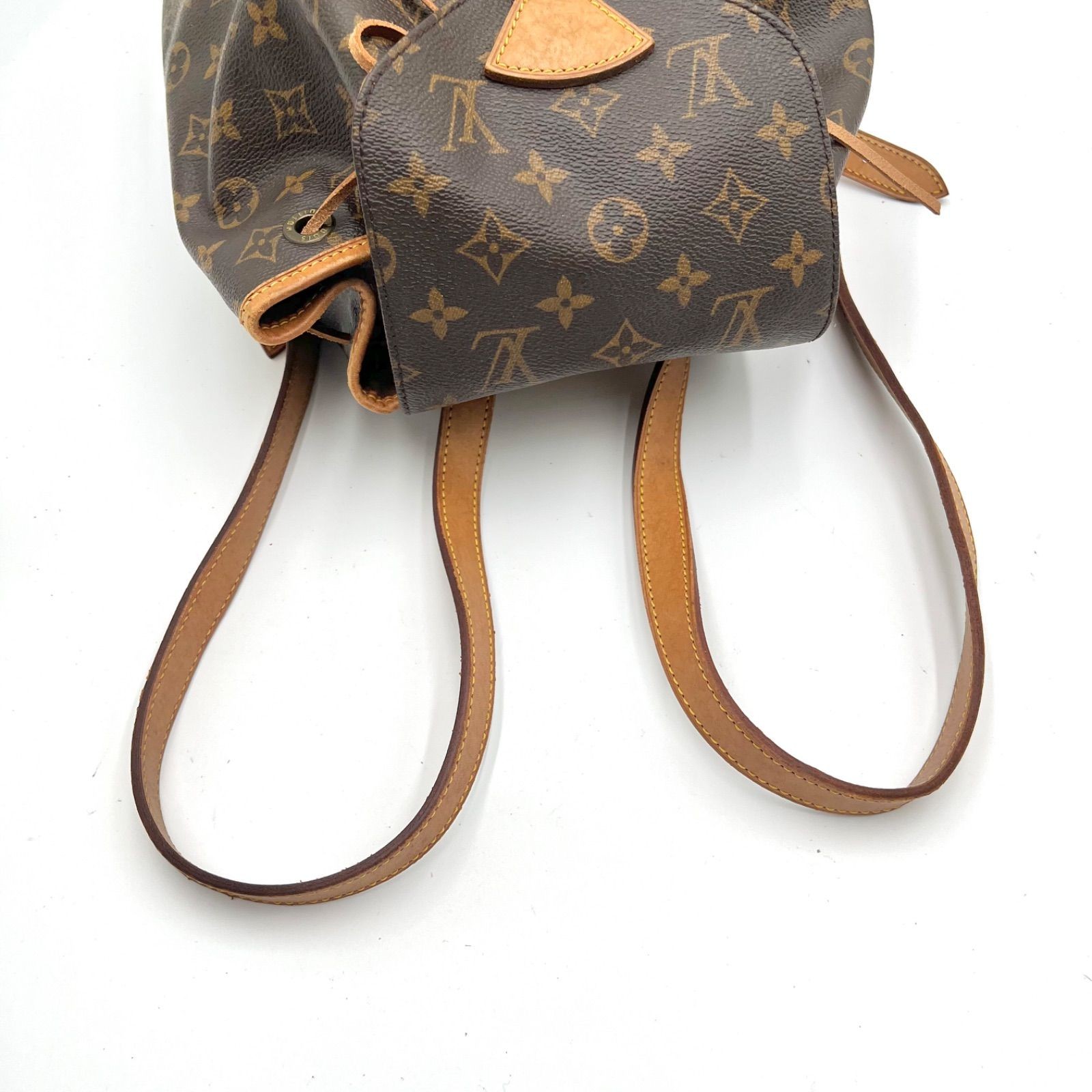 Auth Louis Vuitton Monogram Montsouris MM Backpack Rucksack Bag M51136 2Y8991