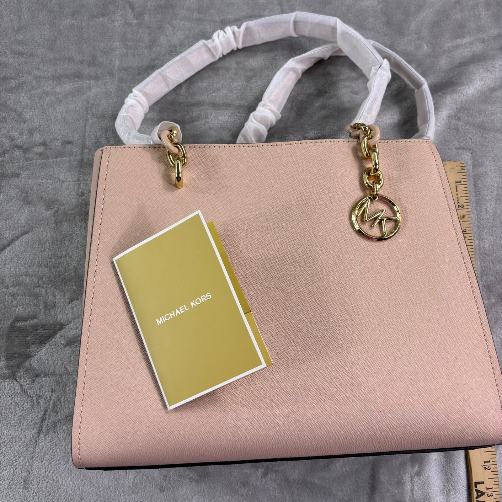 NWT MICHAEL KORS MK Sofia Large Tote Bag Ballet Pink