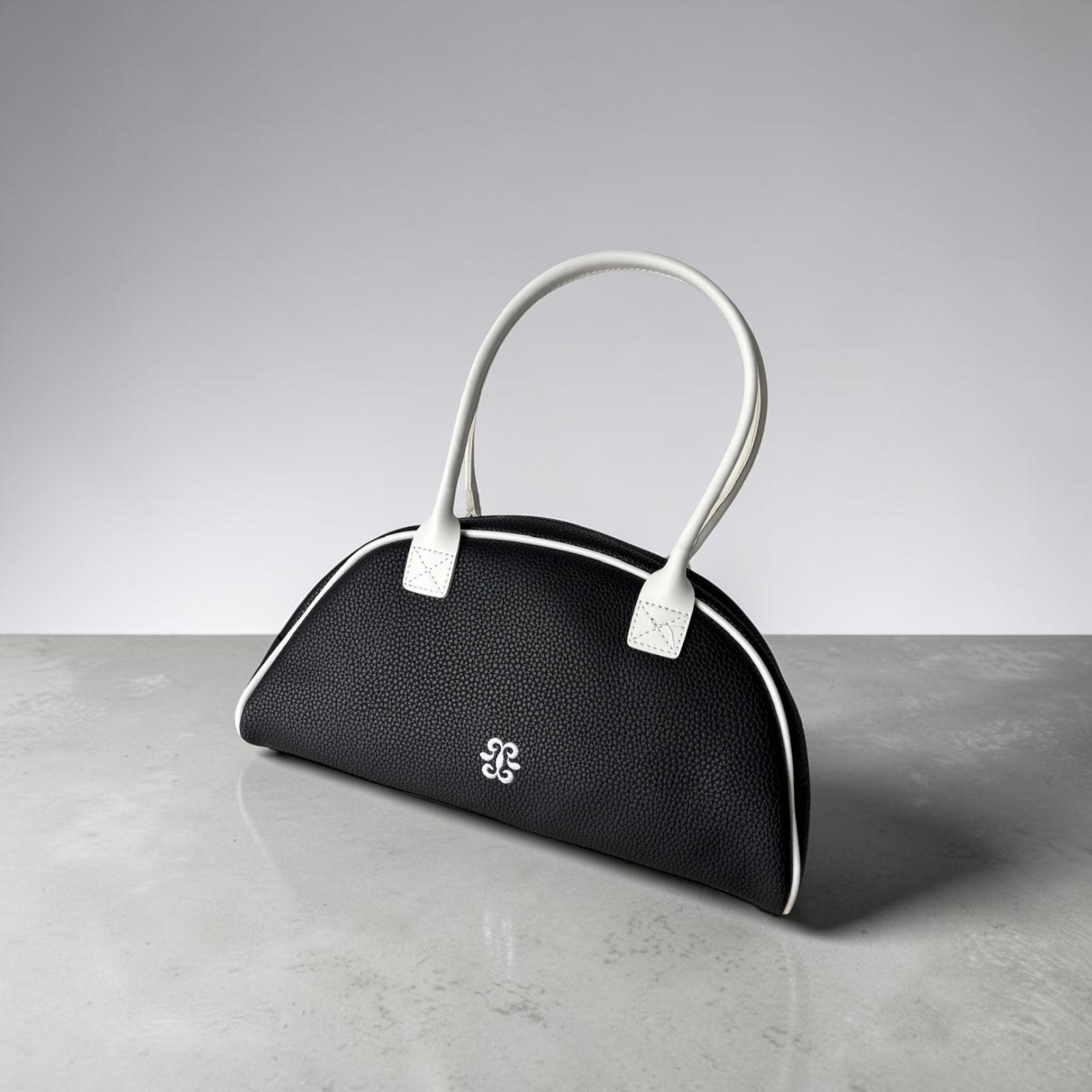 Brianna Faux Leather Shoulder Bag for Women Curved Hobo Everyday Handbag