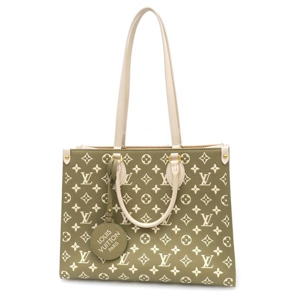 Louis Vuitton On The Go MM Monogram Empreinte Leather Shoulder Bag 2Way M46060