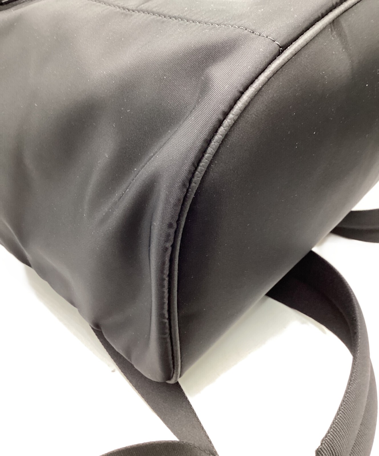 Bonaventura Celeste Nylon Flap Backpack BBNY7-BKSB Black #TFB13525