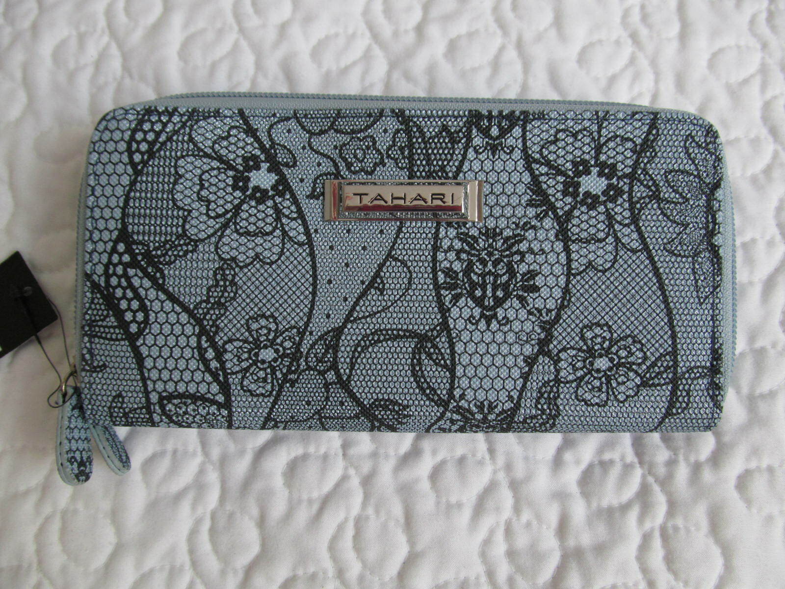 NWT TAHARI Blue Small wallet clutch $ 60