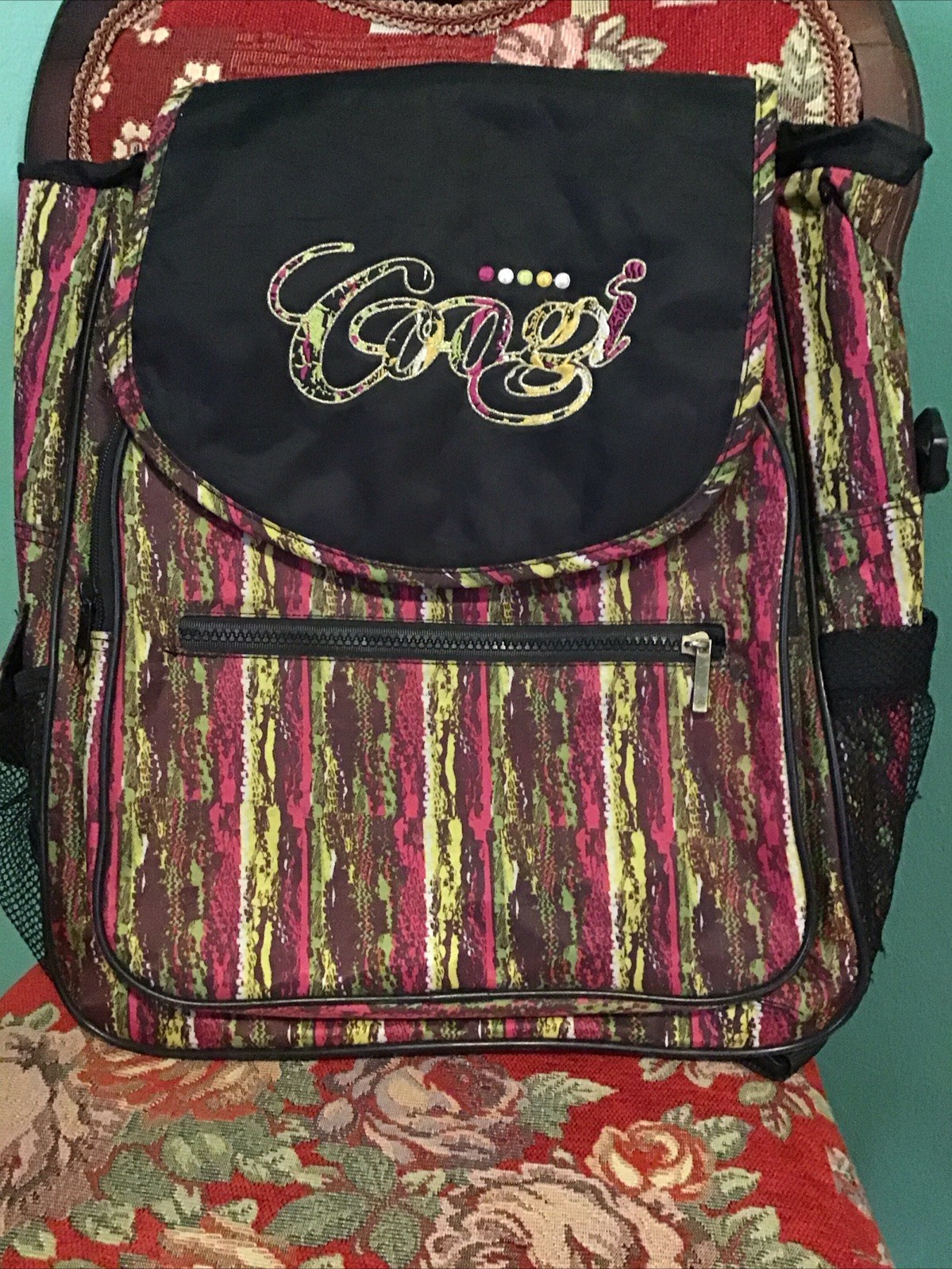 “Coogi” Backpack Messenger Bag Carry On Colorful