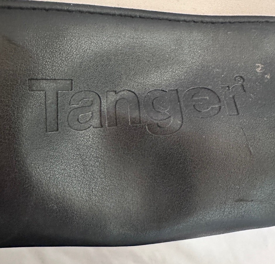 TANGER OUTLETS LARGE TOTE Purse Bag BLACK AND TAN – NEW No Tags