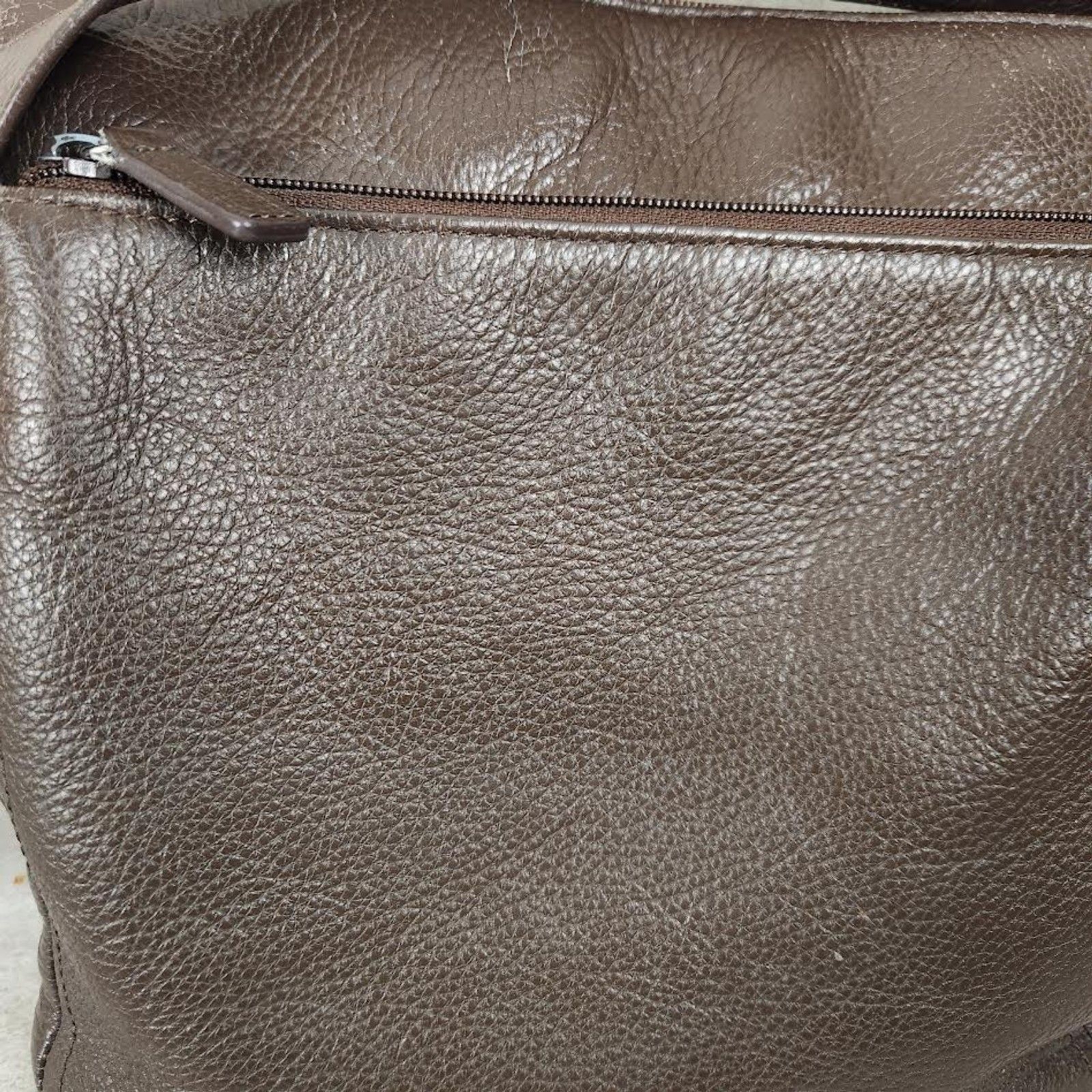 WILSONS Leather Brown Medium Single Strap Crossbody or Shoulder Purse- VGC