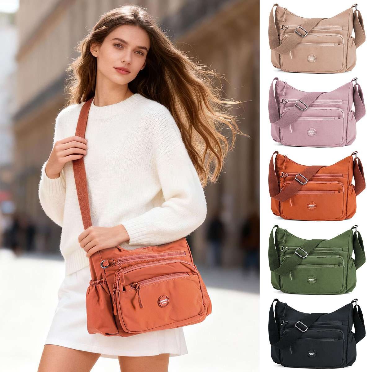 Women Ladies Crossbody Waterproof Shoulder Bag Purse Handbag Messenger Satchel