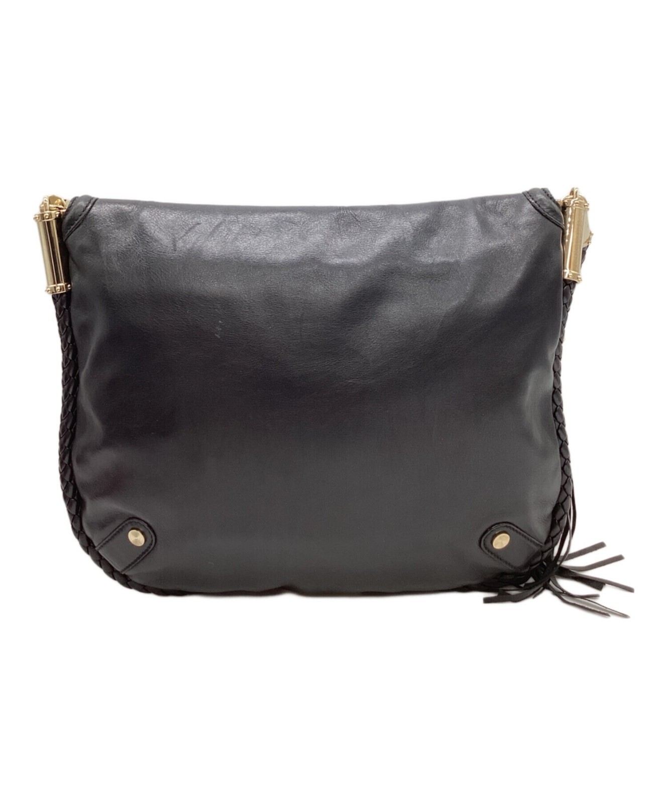 Gucci Women’s Interlocking One-Shoulder Bag Black 181092 Made in Italy Fast Ship