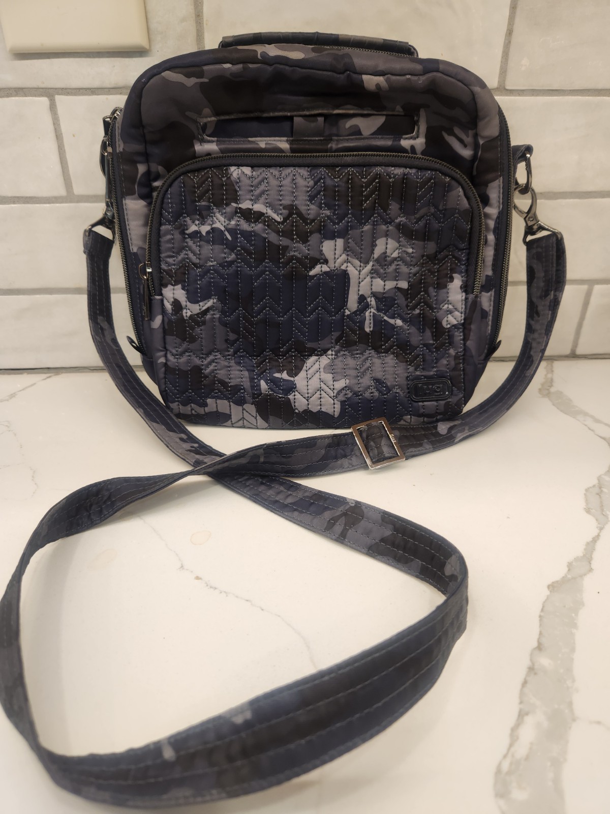 LUG Ranger Crossbody RFID Lightweight Shoulder Bag Black Blue Gray Camo Quilted