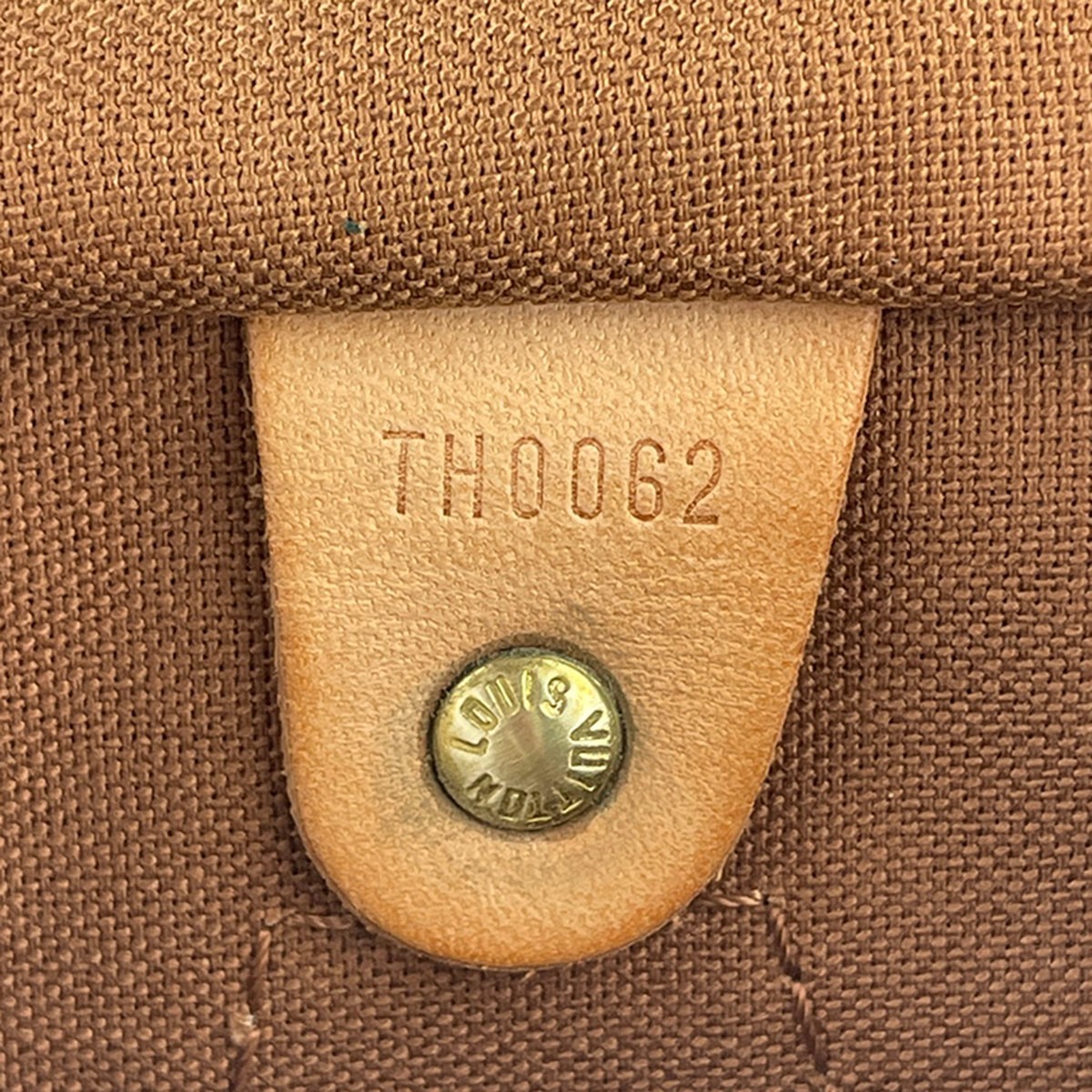 Louis Vuitton Monogram Speedy 30 Leather Fabric Brown Handbag 4299