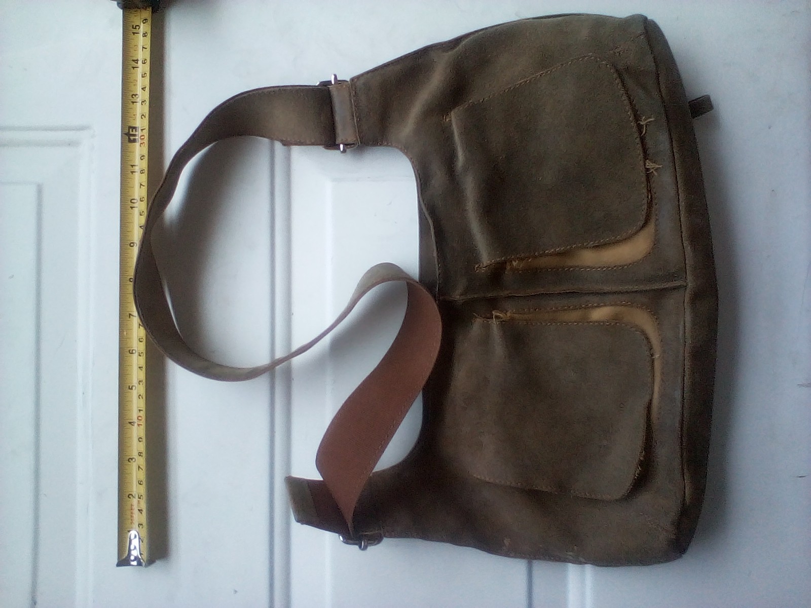 vintage look Boho Chic purse faux suede – ready for a Safari