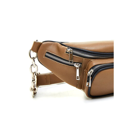 Like Dreams Belt Bag Taupe Silver