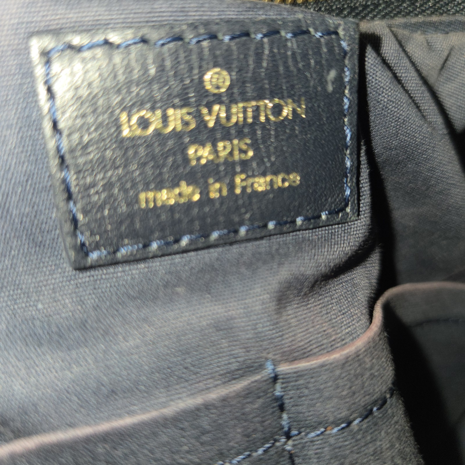 Louis Vuitton Mini Lin Monogram Baggy GM Hobo Shoulder Bag – Gray/Blue