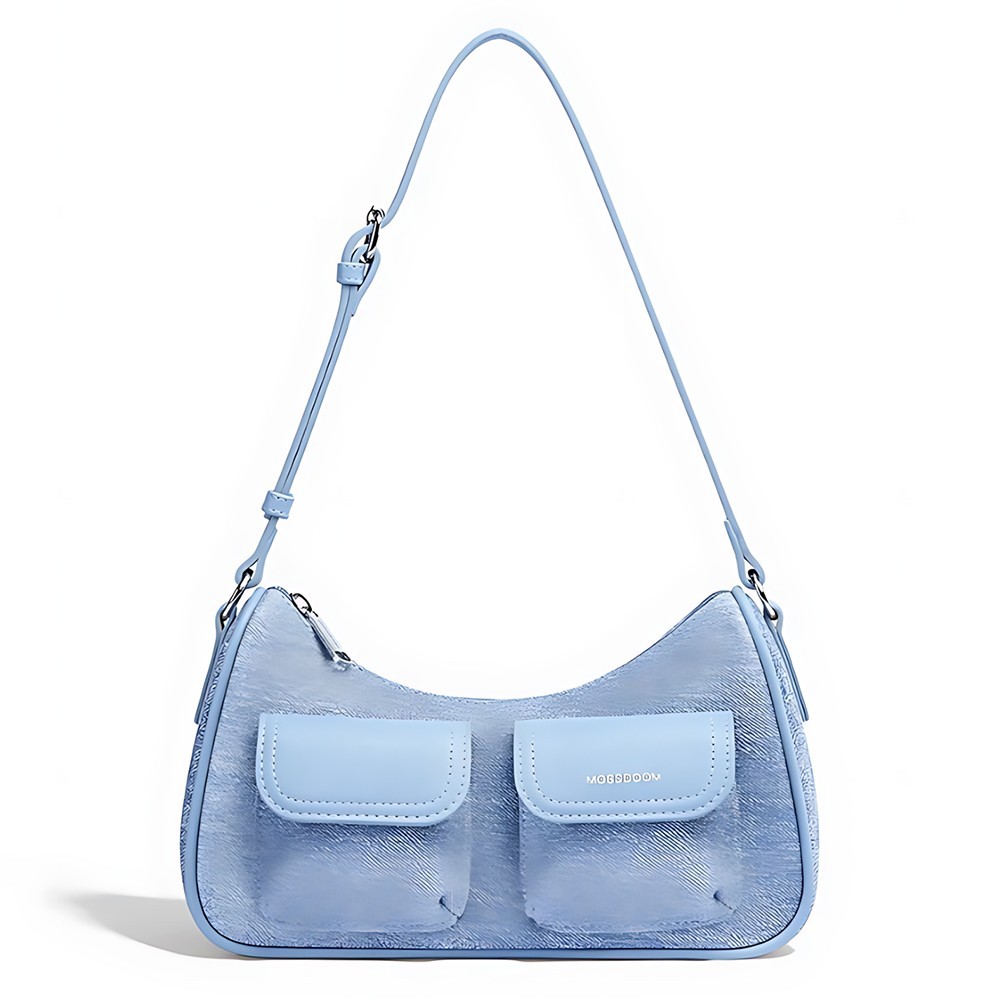 MOSSDOOM Liora PU Leather Hobo Shoulder Bag Mini Pocket Women’s Handbag