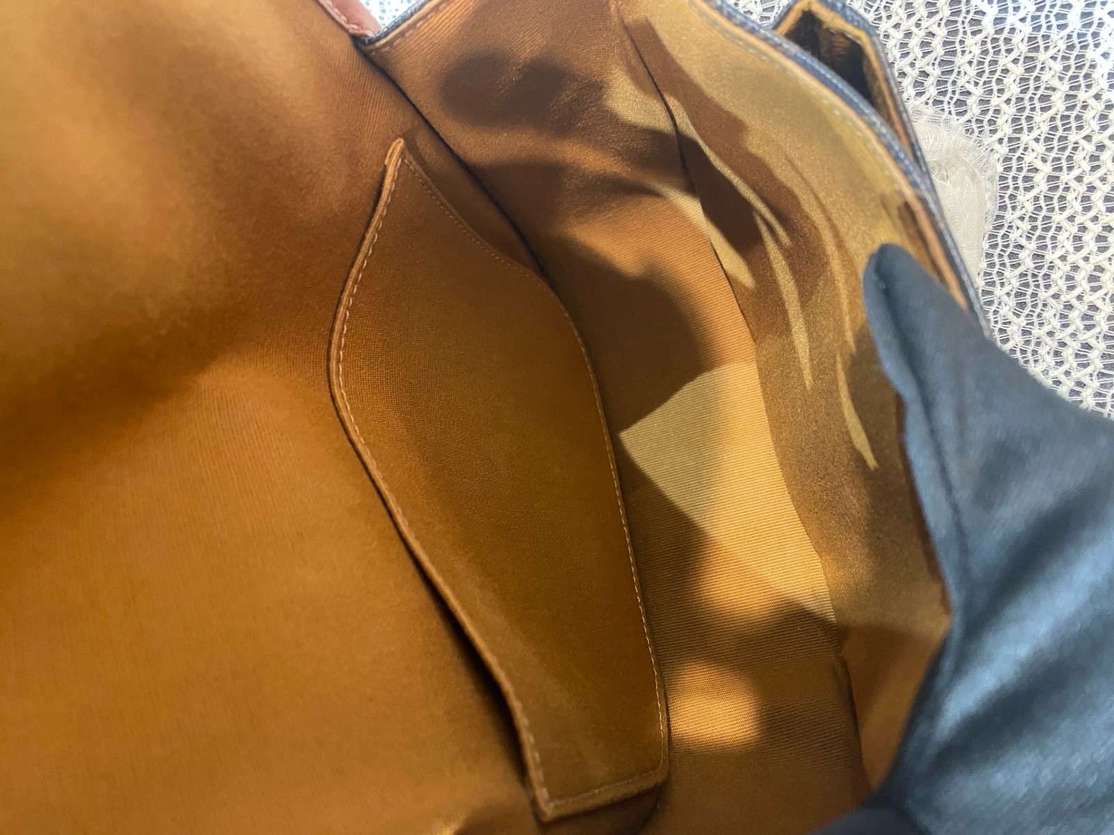 Celine Pre-Owned Authentic Saddle Bag Monogram Free Tracked Shipping