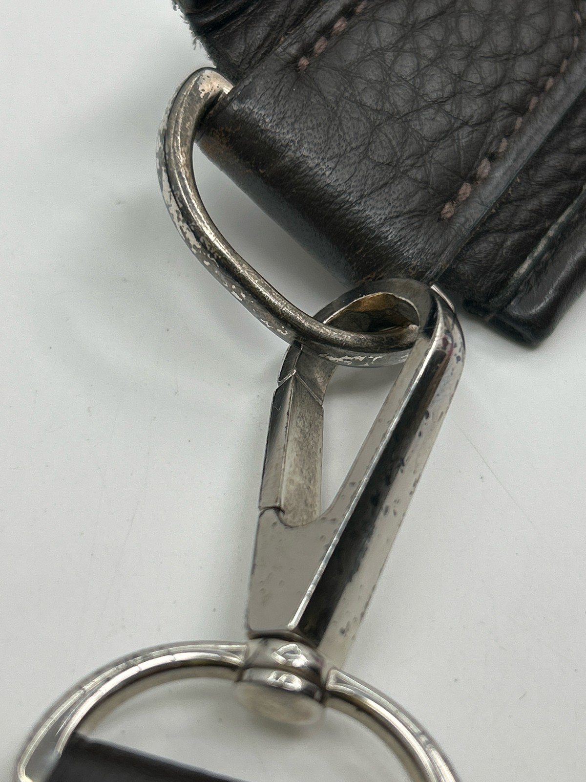 HERMÈS Brown Women Large Leather Evelyne II TGM Purse Crossbody Classic Designer