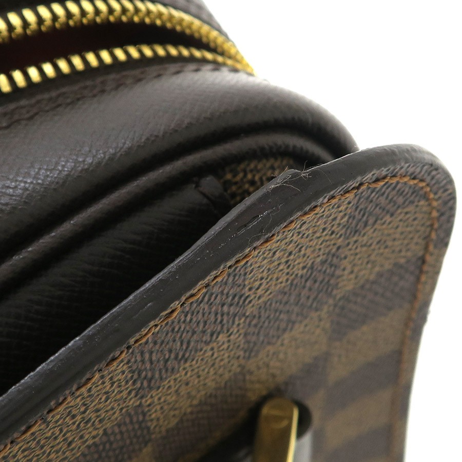 Louis Vuitton Triana N51155 Coated Canvas Brown Bag #SAB15603