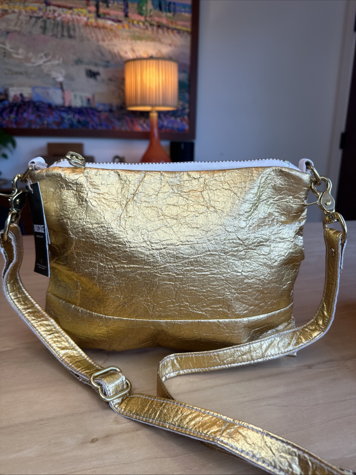 Piñatex x Rais Case Vida Bag Purse Inspo Dole® Made W/ Pineapple Leaf Fibers NWT