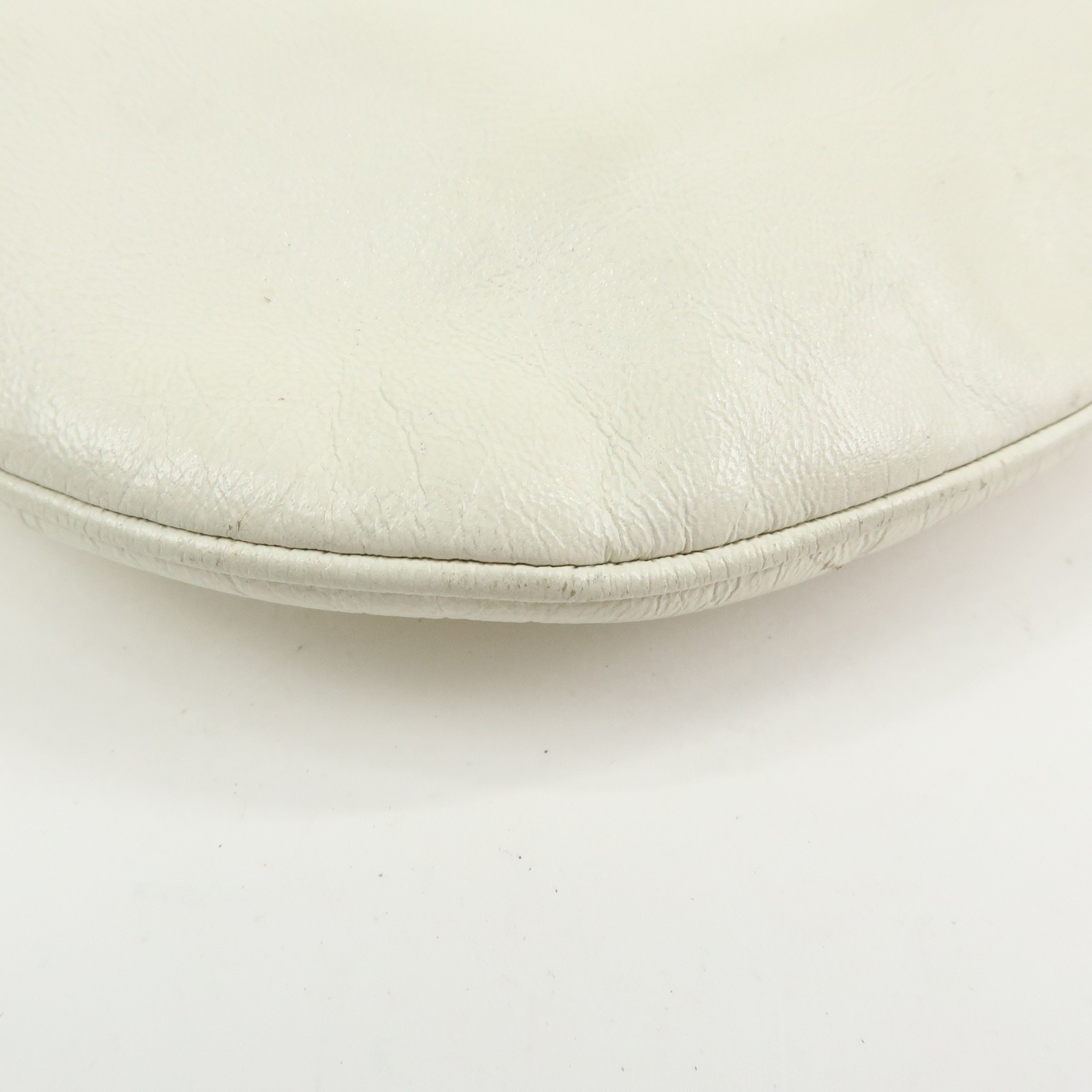 GUCCI Interlocking G Leather Hand Bag Shoulder Bag Ivory 121552 Auth Used F/S