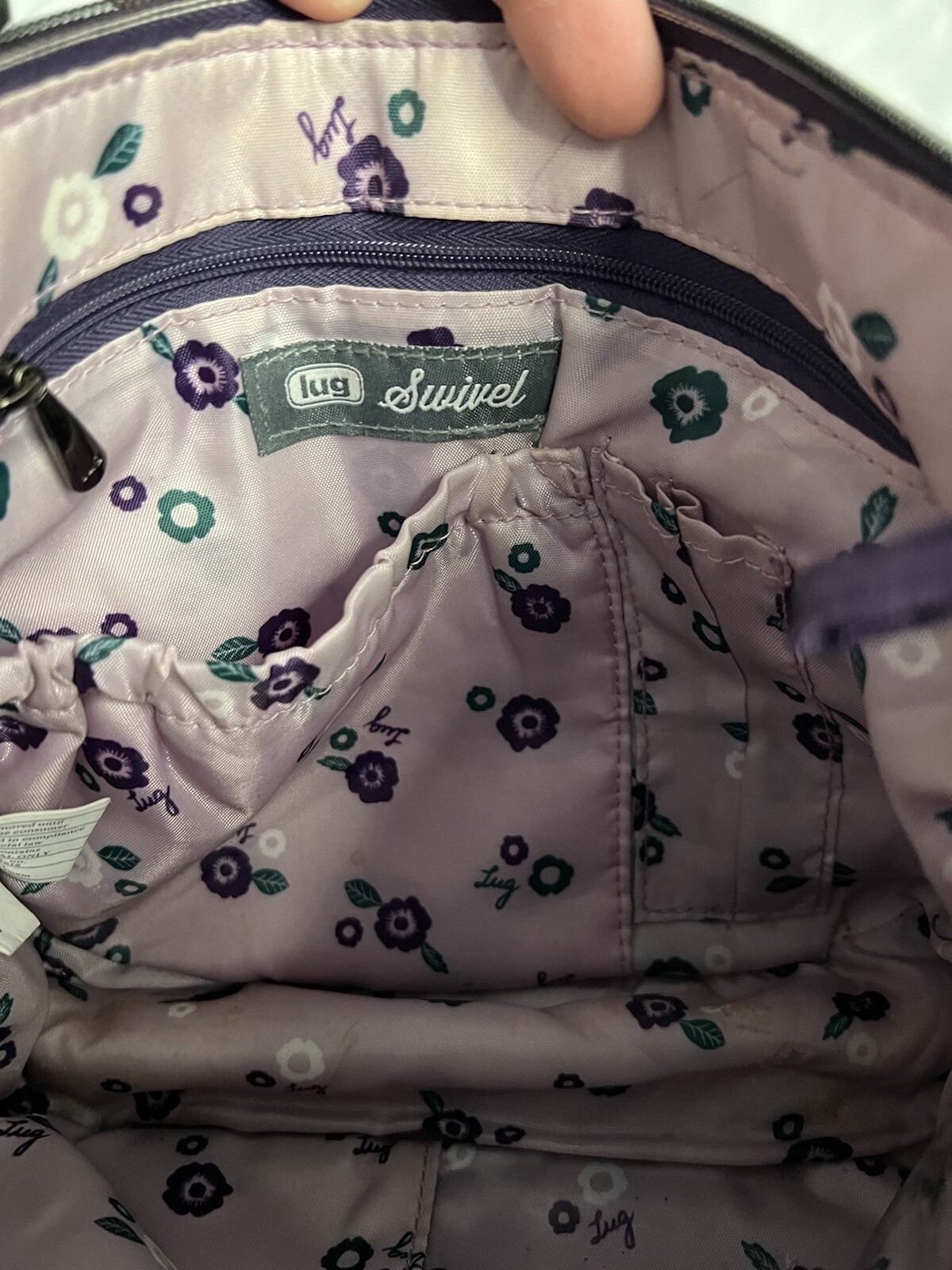 Lug Swivel Convertible Womens Purple Bag Purse Shoulder Strap