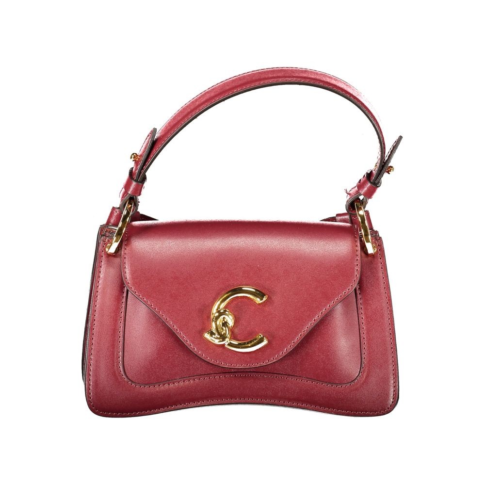 Coccinelle Rosso Leather Woman Bag 100% Authentic