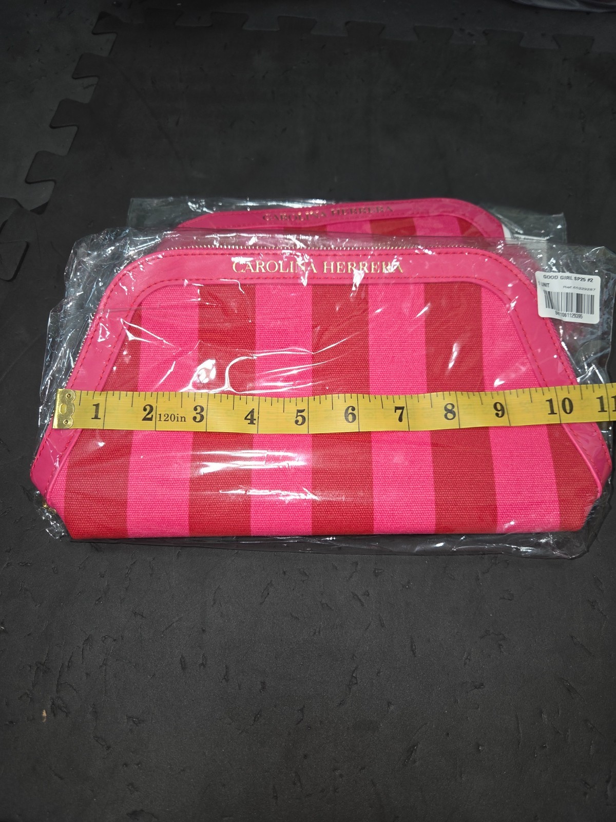 CAROLINA HERRERA Good Girl toiletry pouch makeup case cosmetic bag Pink /Red 2