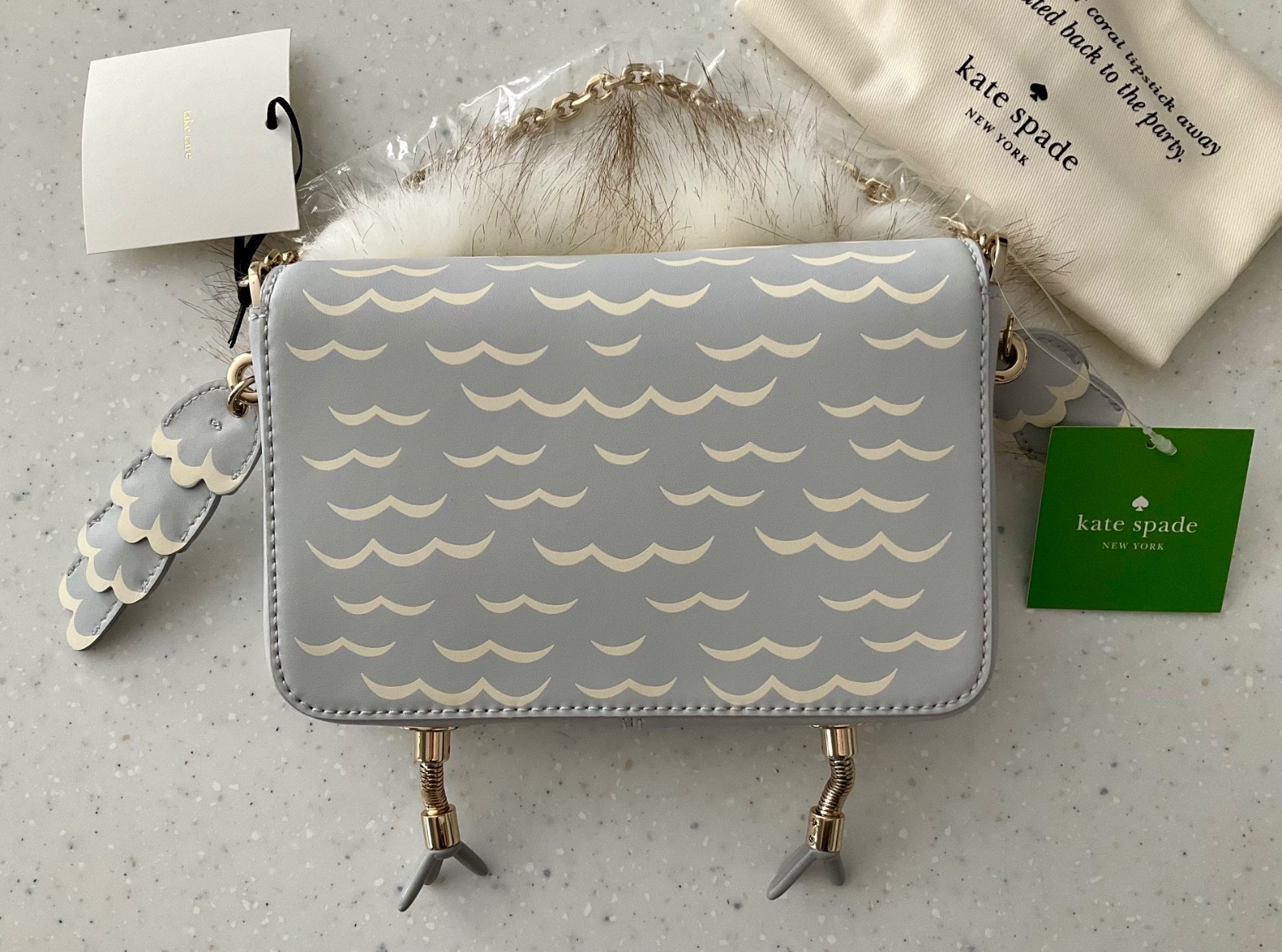 NWT KATE SPADE STAR BRIGHT OWL JOCELYN CLUTCH BAG Original Packaging