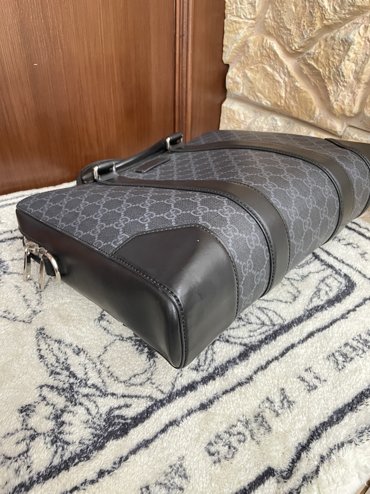 Gucci Pre-Owned Authentic Briefcase Monogram Free Tracked Shipping