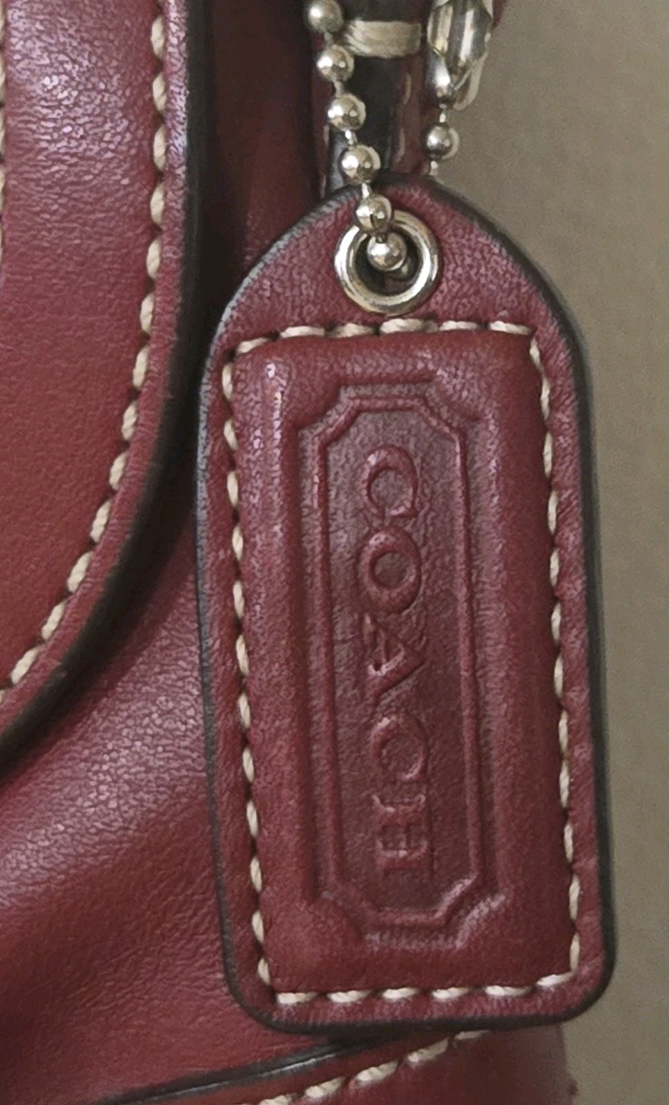 Coach H0779-F10909 SMALL Vintage Y2K Cherry Red Soho Leather Shoulder Bag