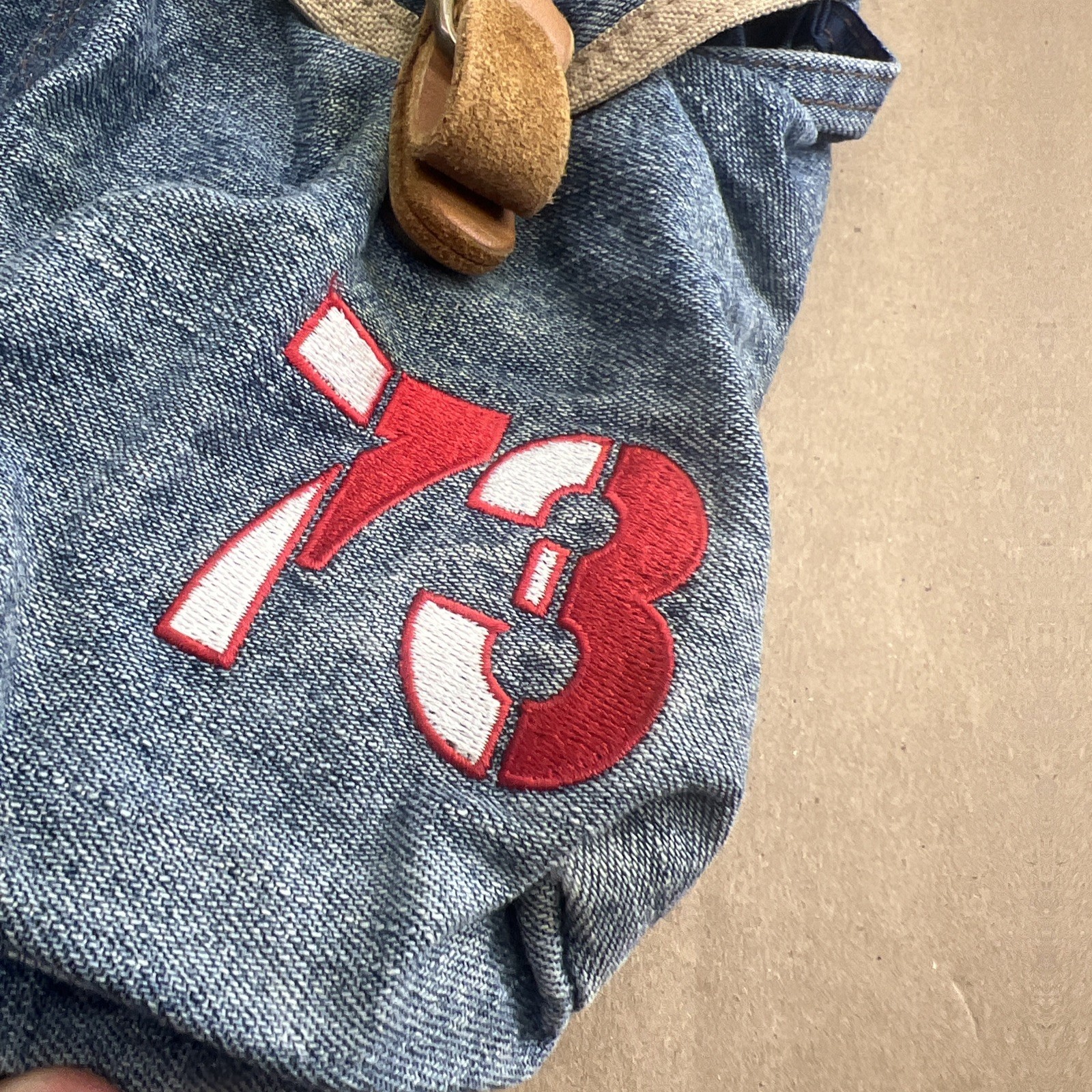 Vintage Pepe Jeans UK Demin Backpack (Hole Stains) (READ)