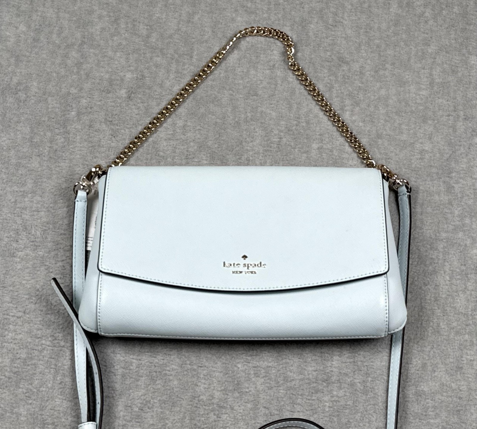 Kate Spade Laurel Way Greer Crossbody Bag Womens Blue Leather New WKRU6687