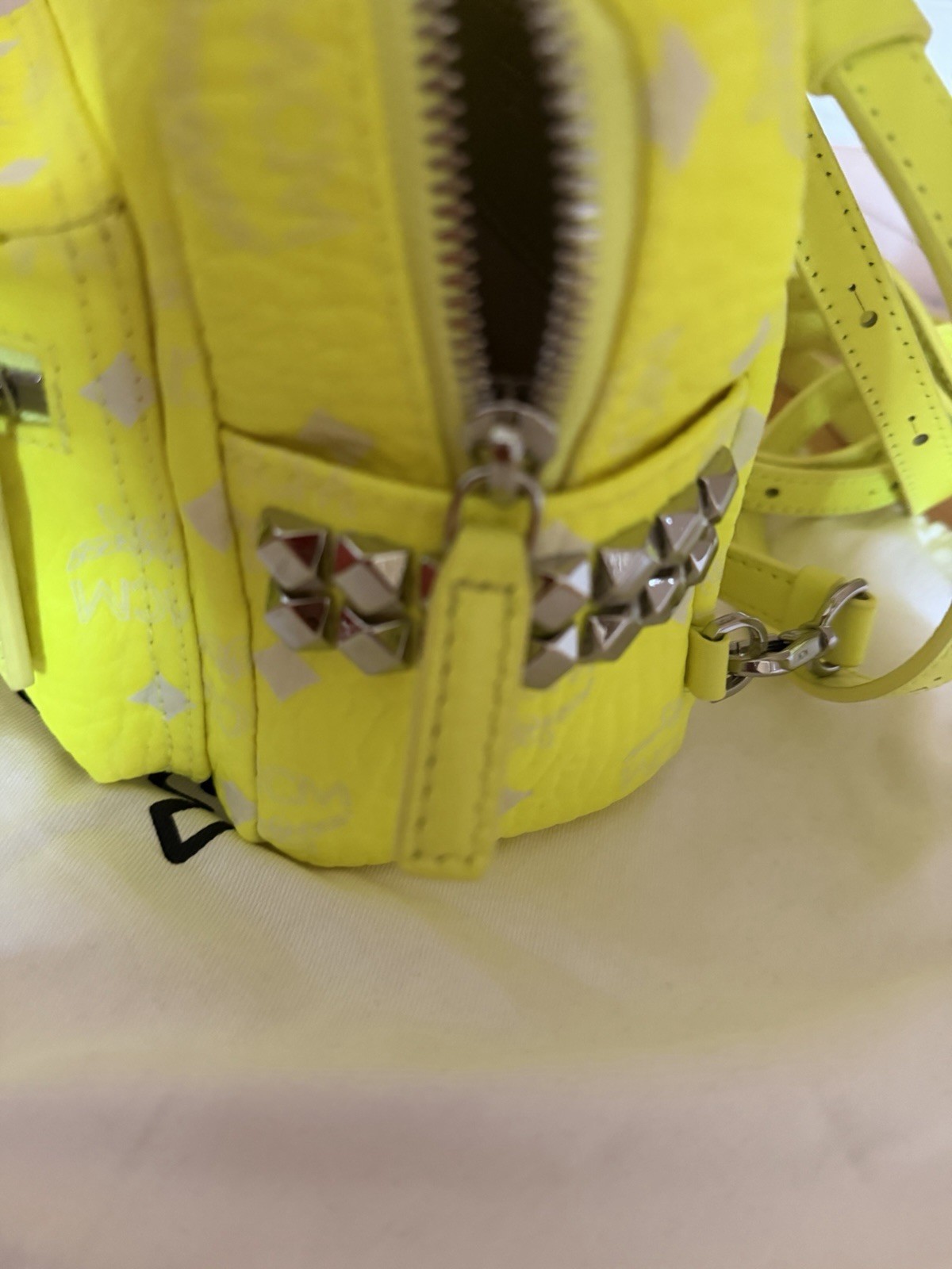 Authentic MCM Stark Bebe Boo X-Mini Backpack
