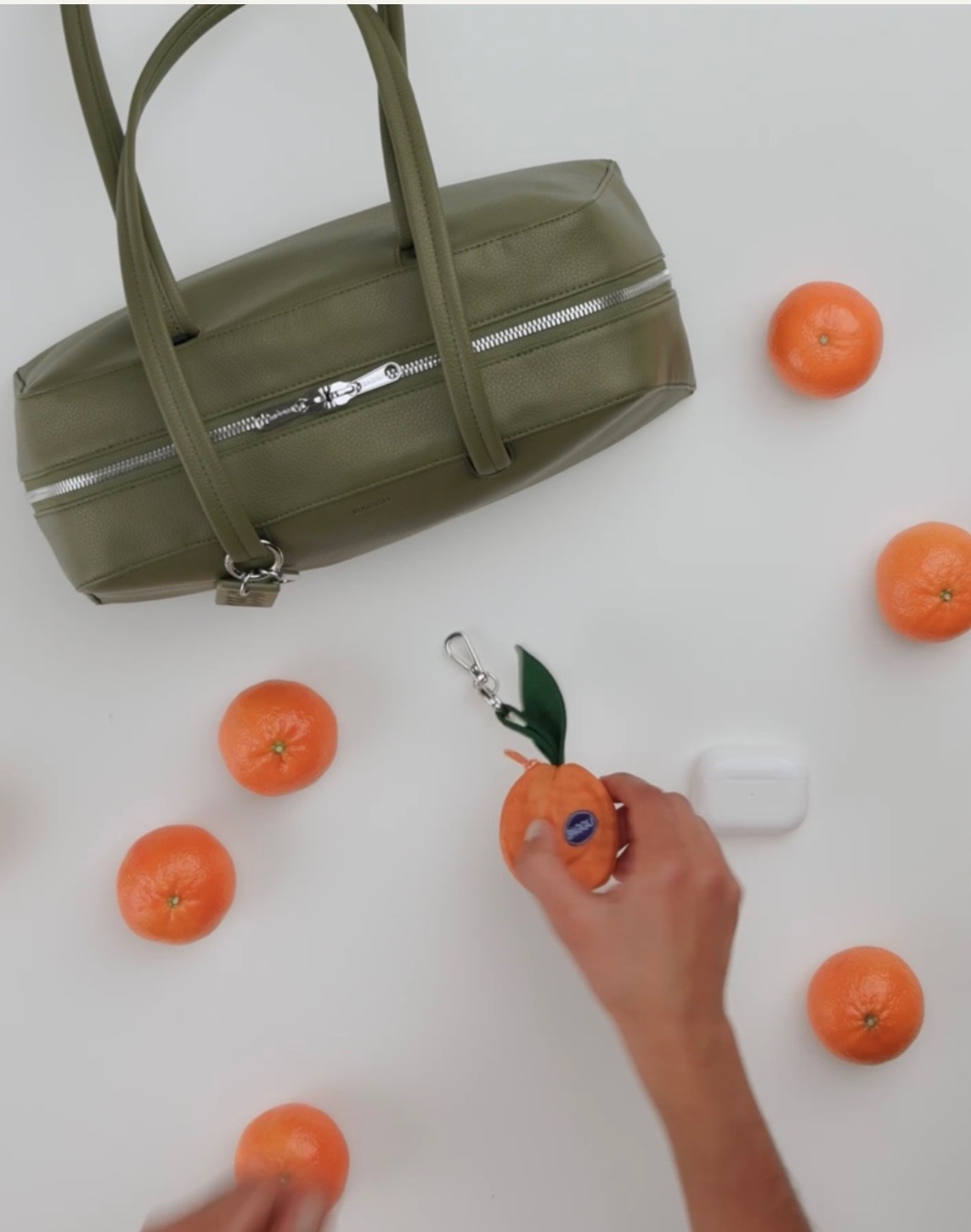 NWT Authentic BAGGU Mandarin Orange Charm Sold Out