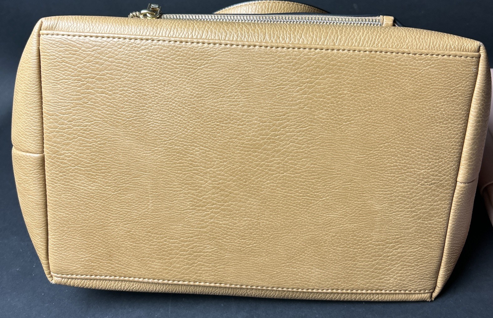 Poppy and Peonies “Go-Getter” Travel Tote Bag Beige W/removable Bag
