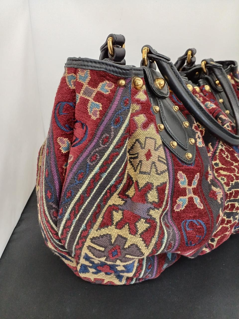 Gucci Handbag 206719 Multicolor Size Width 13.8 inches Ladies Bag 2008 Limited