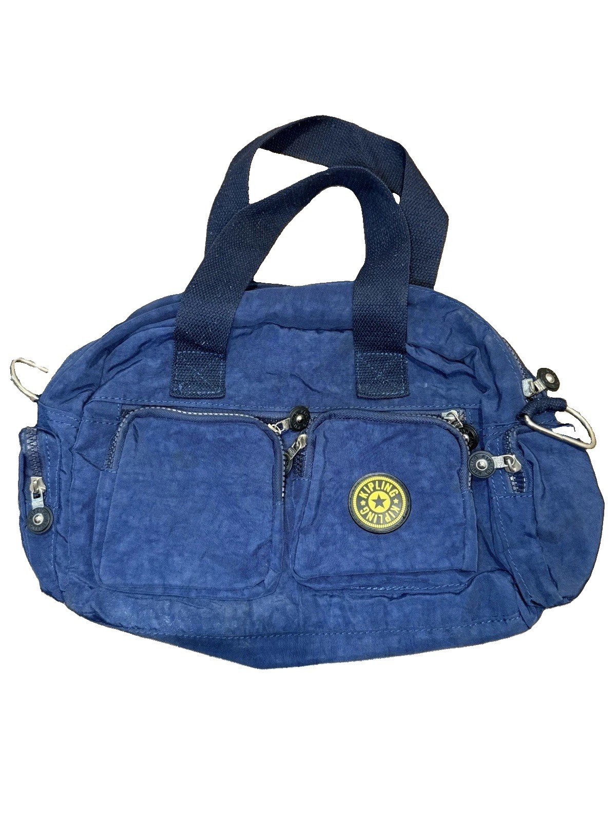 Kipling Defea Heritage Bag Blue Handbag Shoulder Satchel Purse